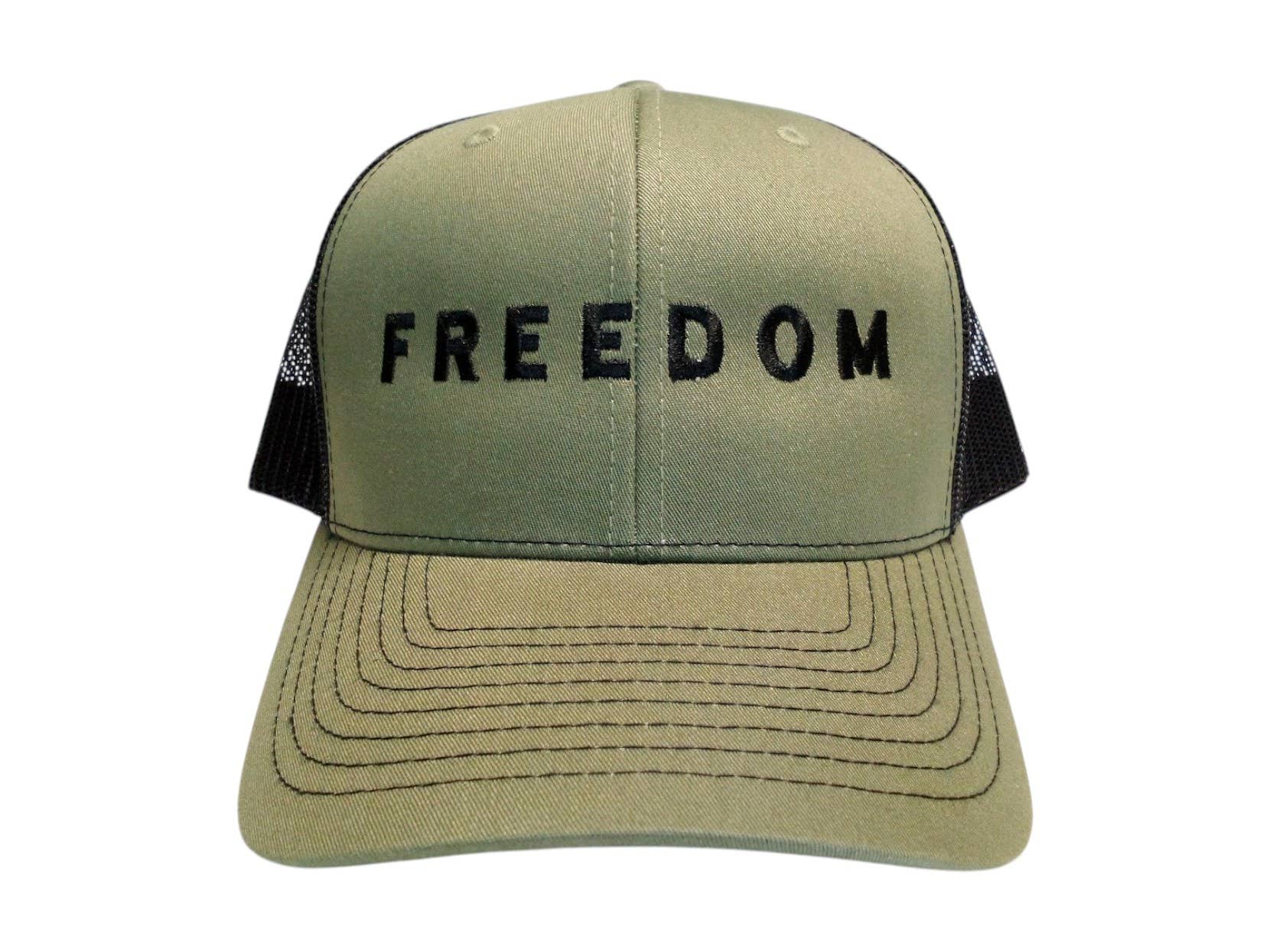 Multi-Vendor Sales - Wholesale Trucker Hat - Unisex - American Freedom Adjustable Embroidered USA Golf Hat5