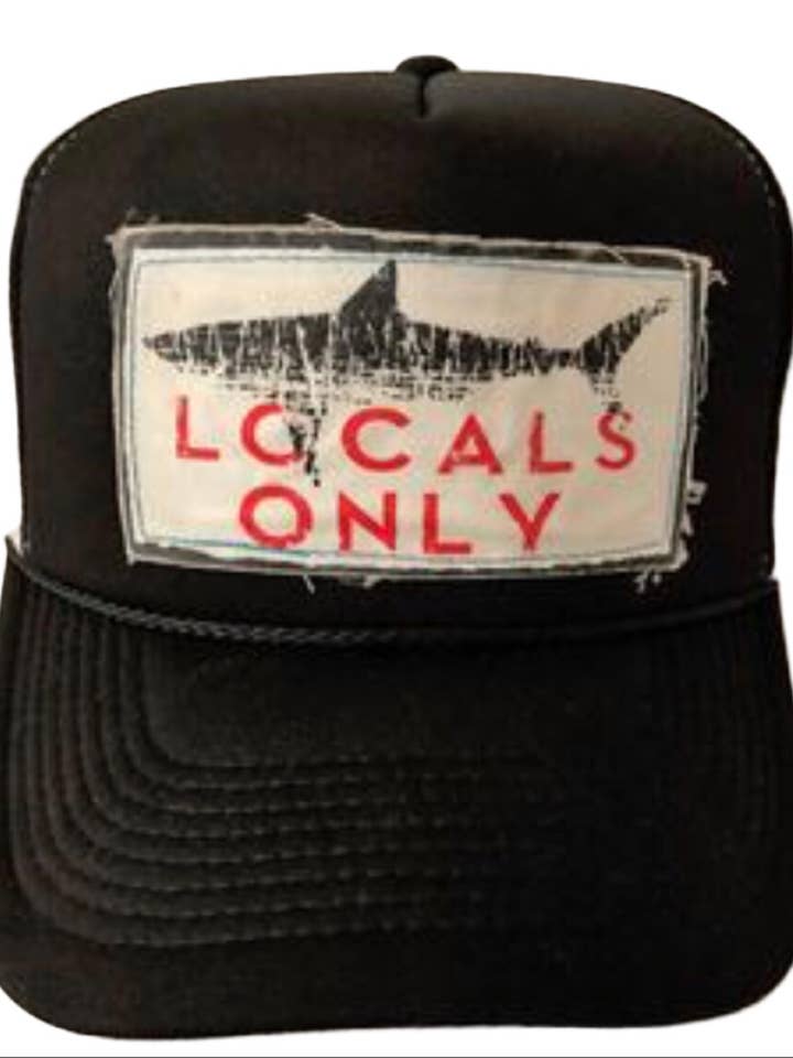 Locals Only Patch Trucker Hat for wholesale by Cali Good Life