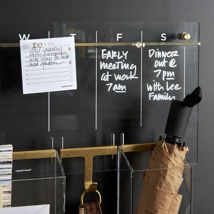 russell+hazel - Wholesale Magnet Board - Acrylic Wall Magnetic Memo Strip5