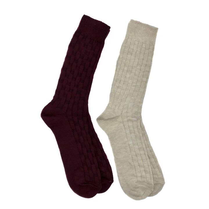 Cotton Basket Knit - Men's for wholesale by Socks Kick
