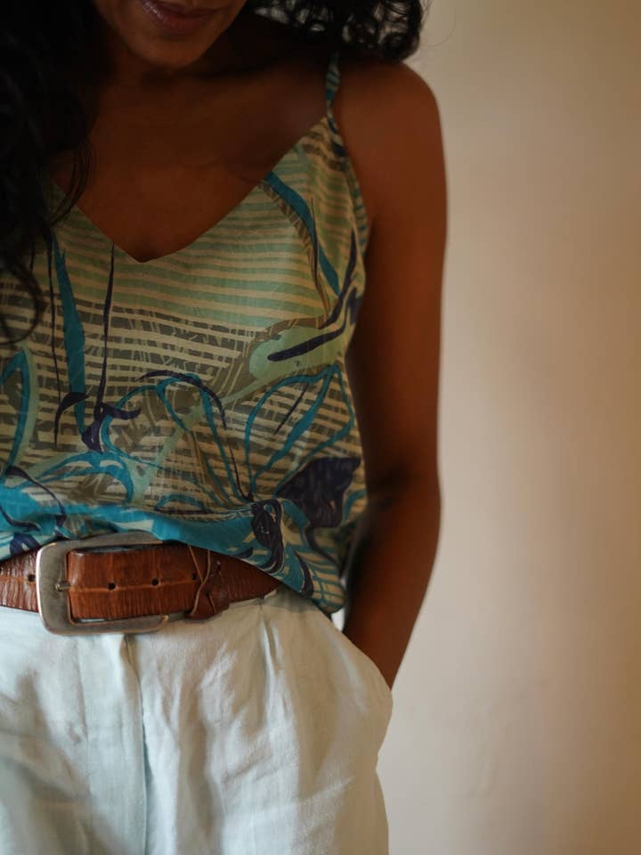 Annahmol - Wholesale Camisole - Women's - Vintage Silk Zero-Waste Cami9