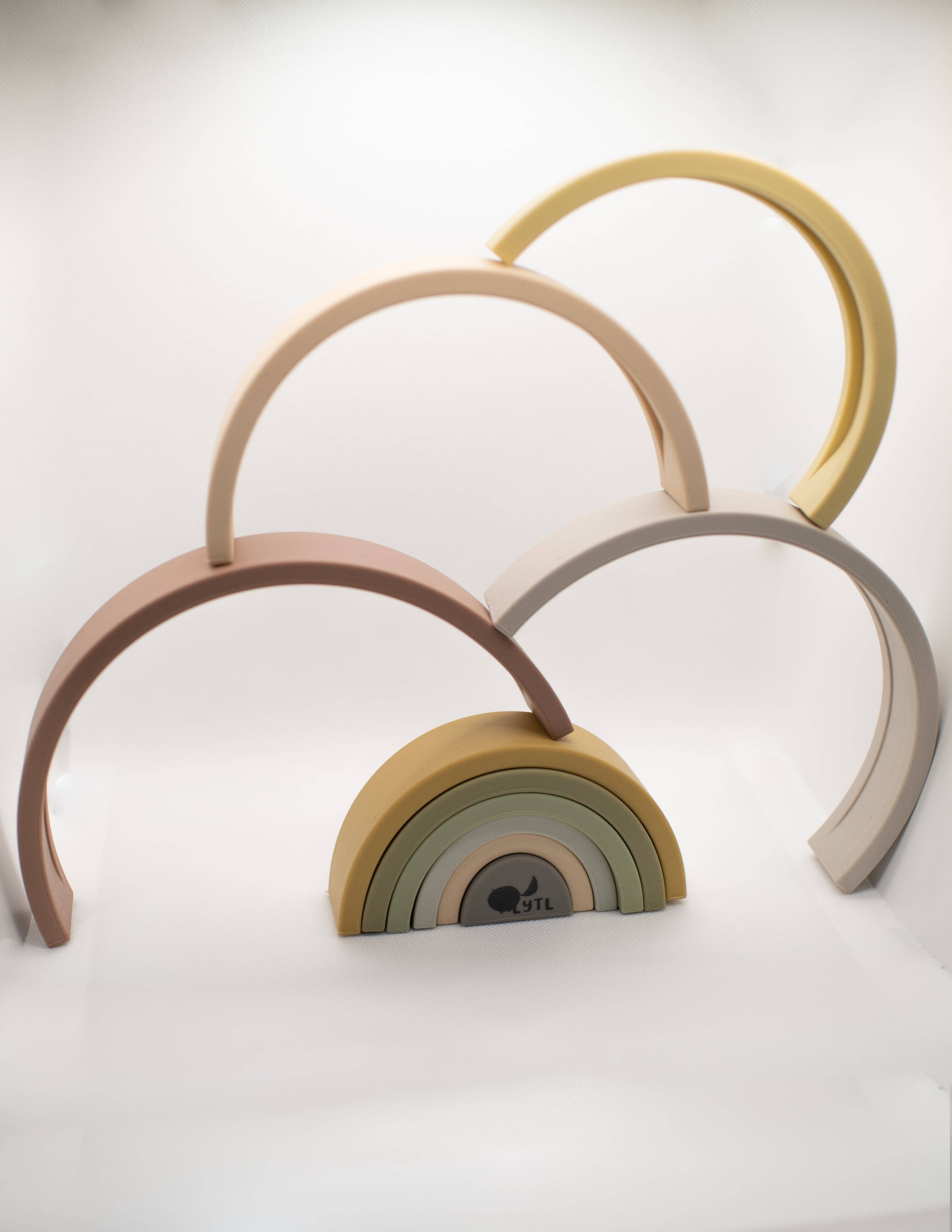 Lytl Store - Wholesale Building Set - Kids - Rainbow Stacking Toy + Silicone + Teething + Montessori5