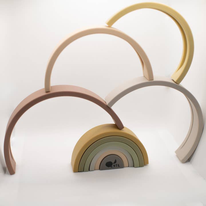 Lytl Store - Wholesale Building Set - Kids - Rainbow Stacking Toy + Silicone + Teething + Montessori5