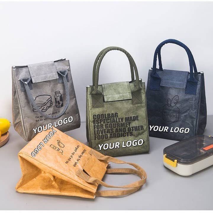 wandf - Wholesale Tote Bag - Women's - Customized Tyvek Large-capacity Heat-insulating Lunch Bag2