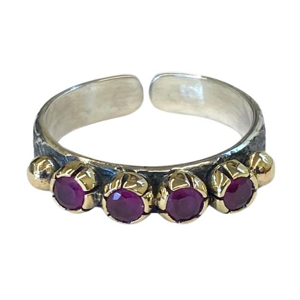 Rings with Ruby, Emerald, Sapphire, Zircon, and Amethyst for wholesale by Echmeck LLC