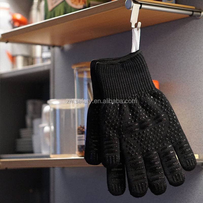 VIGOR - Wholesale Oven Mitt/Pot Holder - BBQ Grill Gloves Cut & 932°F Heat Resistant Gloves4
