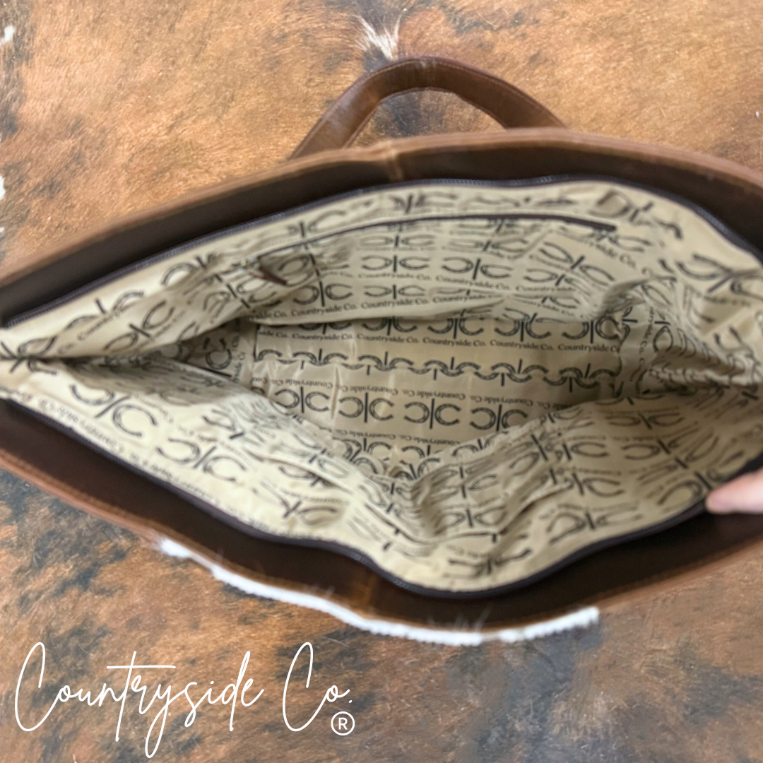 Texas Western Cowhide Bags and More - Vente Tote bag – femme - Jane Sac Cabas Tout Cuir, sac pour ordinateur portable, Sac à Main5