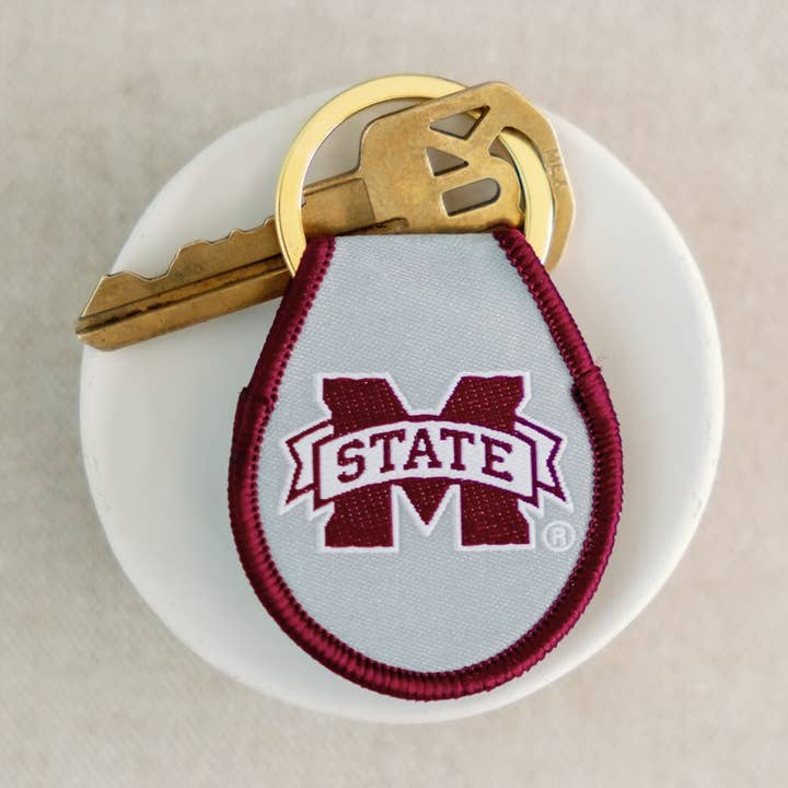 Porta-chaves Bordado do Estado do Mississippi por atacado de Gracefully Made Art