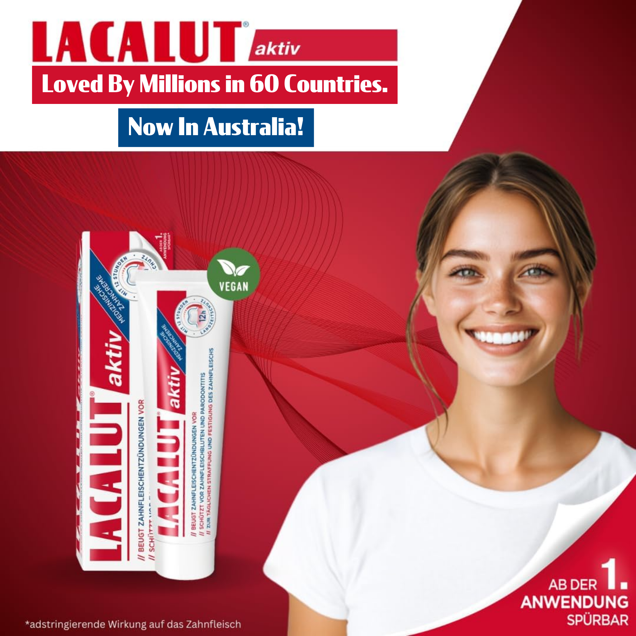 LACALUT - WHOLESALE - Wholesale Toothpaste - LACALUT Aktiv 75ml - RRP $13.9510
