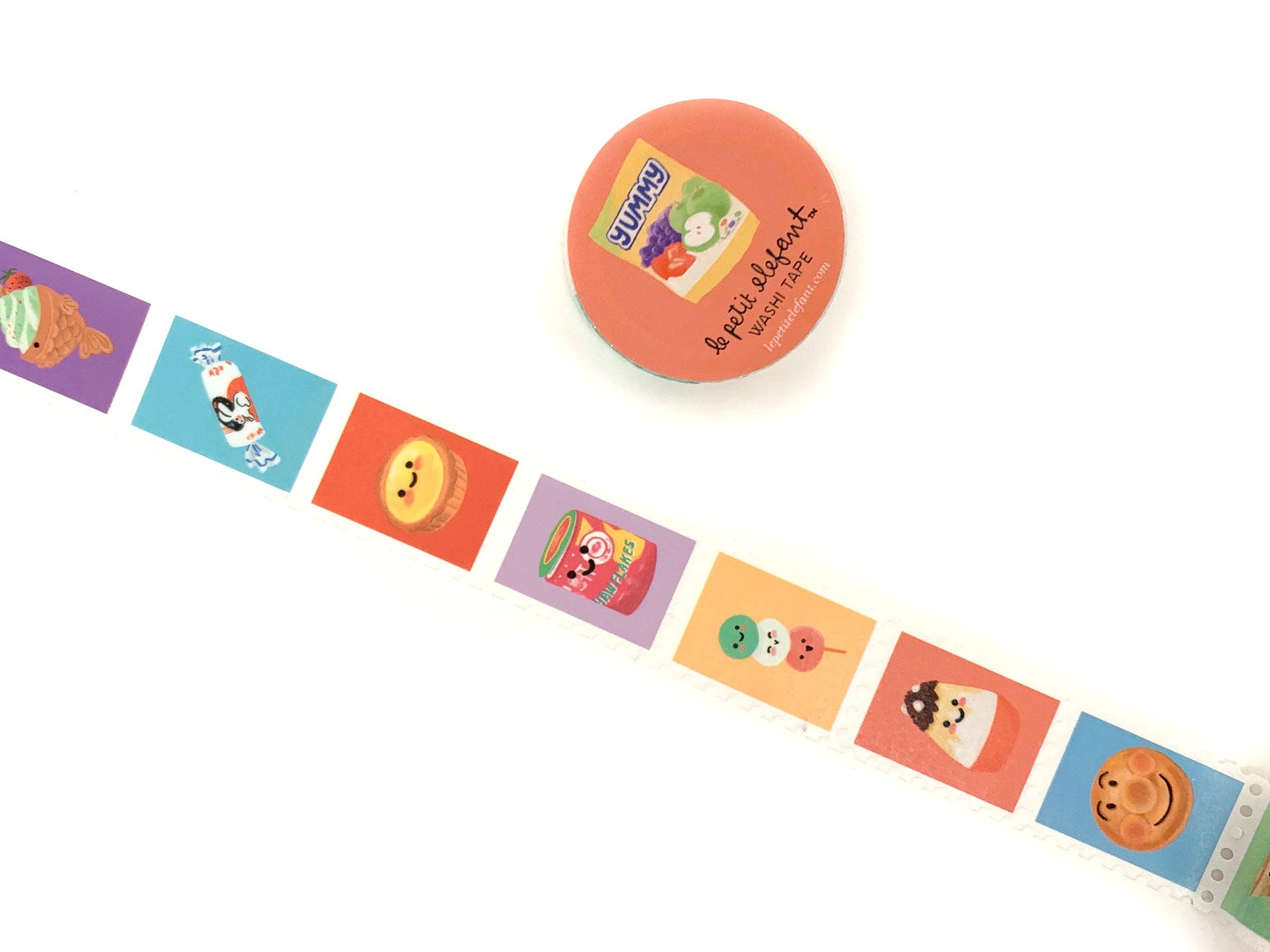 Le Petit Elefant - Wholesale Washi Tape - Asian Desserts Stamp Washi Tape1
