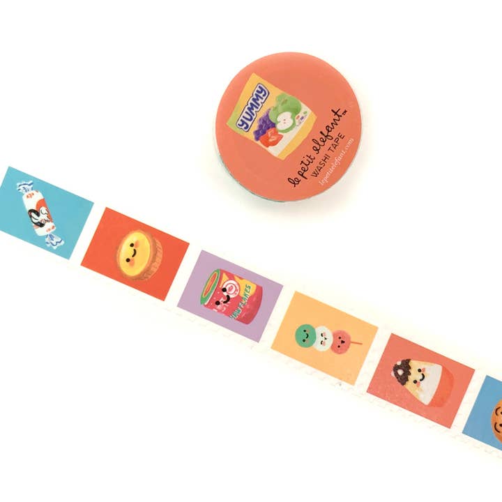 Le Petit Elefant - Wholesale Washi Tape - Asian Desserts Stamp Washi Tape1