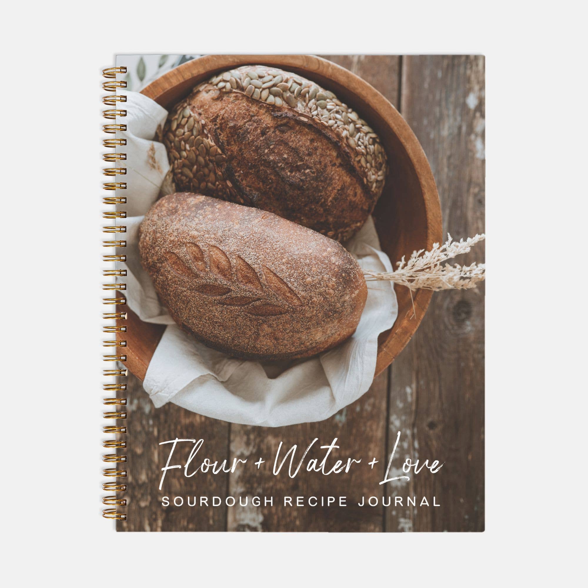 Middlefork & Co. - Wholesale Cookbooks & Food - Flour + Water + Love: Sourdough Recipe Journal Cookbook1