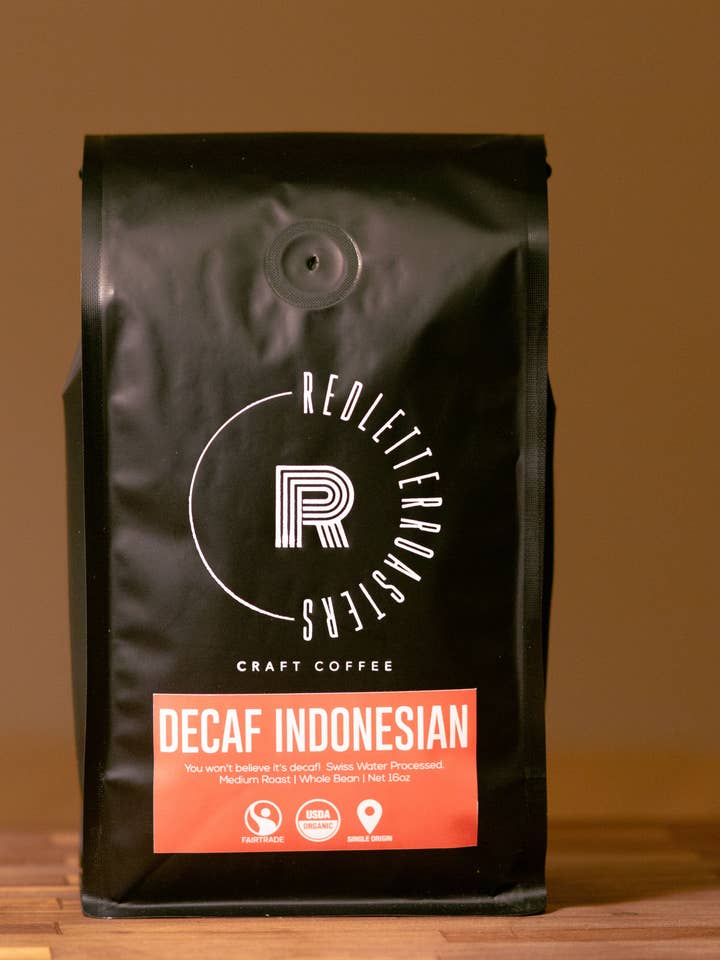 Decaf Indonesian for wholesale by Red Letter Roasters