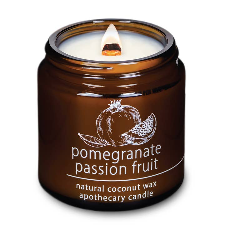 Pomegranate Passion Candle | 4 oz Apothecary | Final Stock for wholesale by Hemlock Park