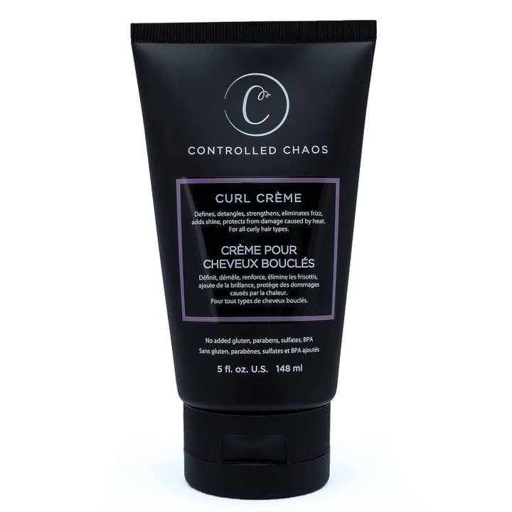 Controlled Chaos - Wholesale Hair Styling Gel/Mousse - The Original Curl Creme 5 oz | As Seen On Shark Tank - For Curly, Anti Frizz, Wavy and All Hair Types