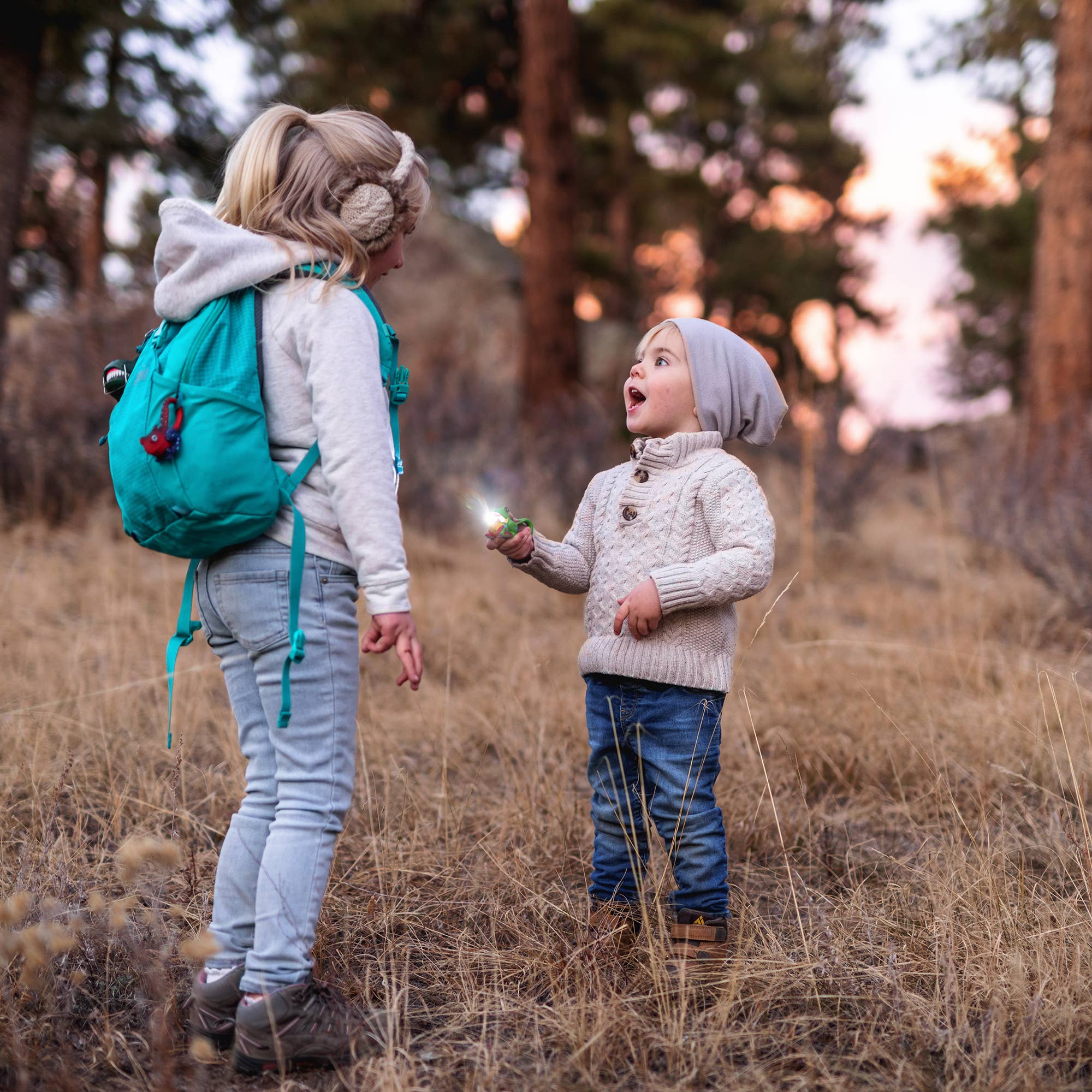 Big Discoveries / Sun Co. - Vendita all'ingrosso Giocattolo luminoso - Bambini e neonati - Torcia elettrica a moschettone LifeLight Animal - Rana verde2