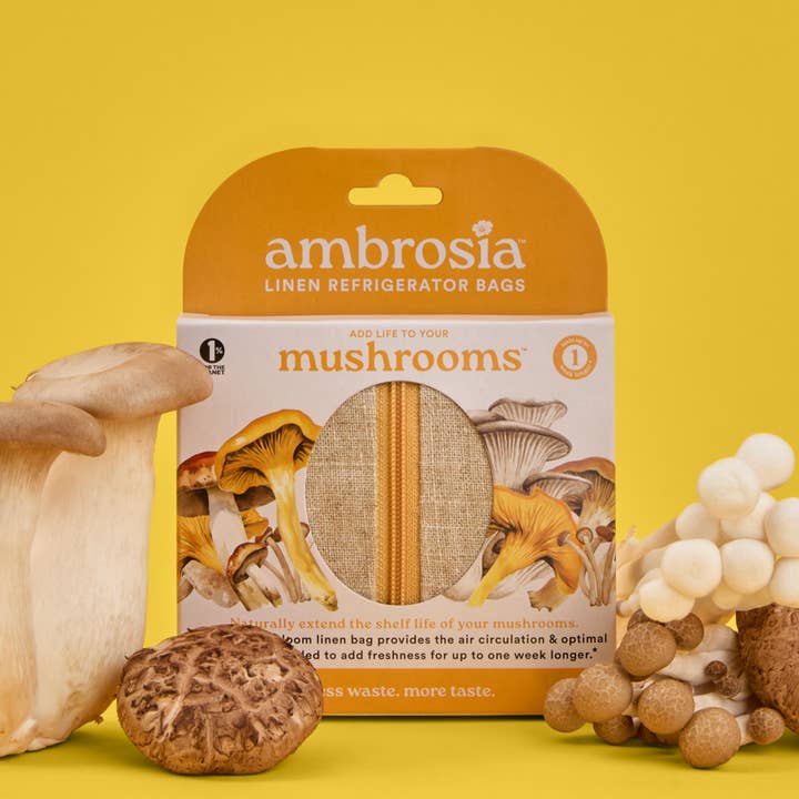 Ambrosia Bag - Wholesale Food Storage Wrap/Bag - Reusable Linen Bag for Mushrooms | Reusable | Spring Kitchen1