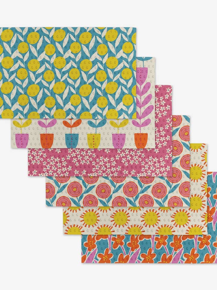 Flower Parade Not Paper Towel for wholesale by Geometry