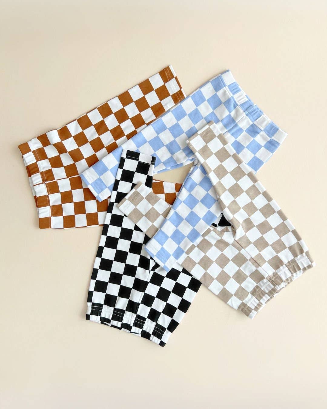 Lucky Panda Kids - Wholesale Fashion Leggings - Kids - Checkered Leggings | Blue6