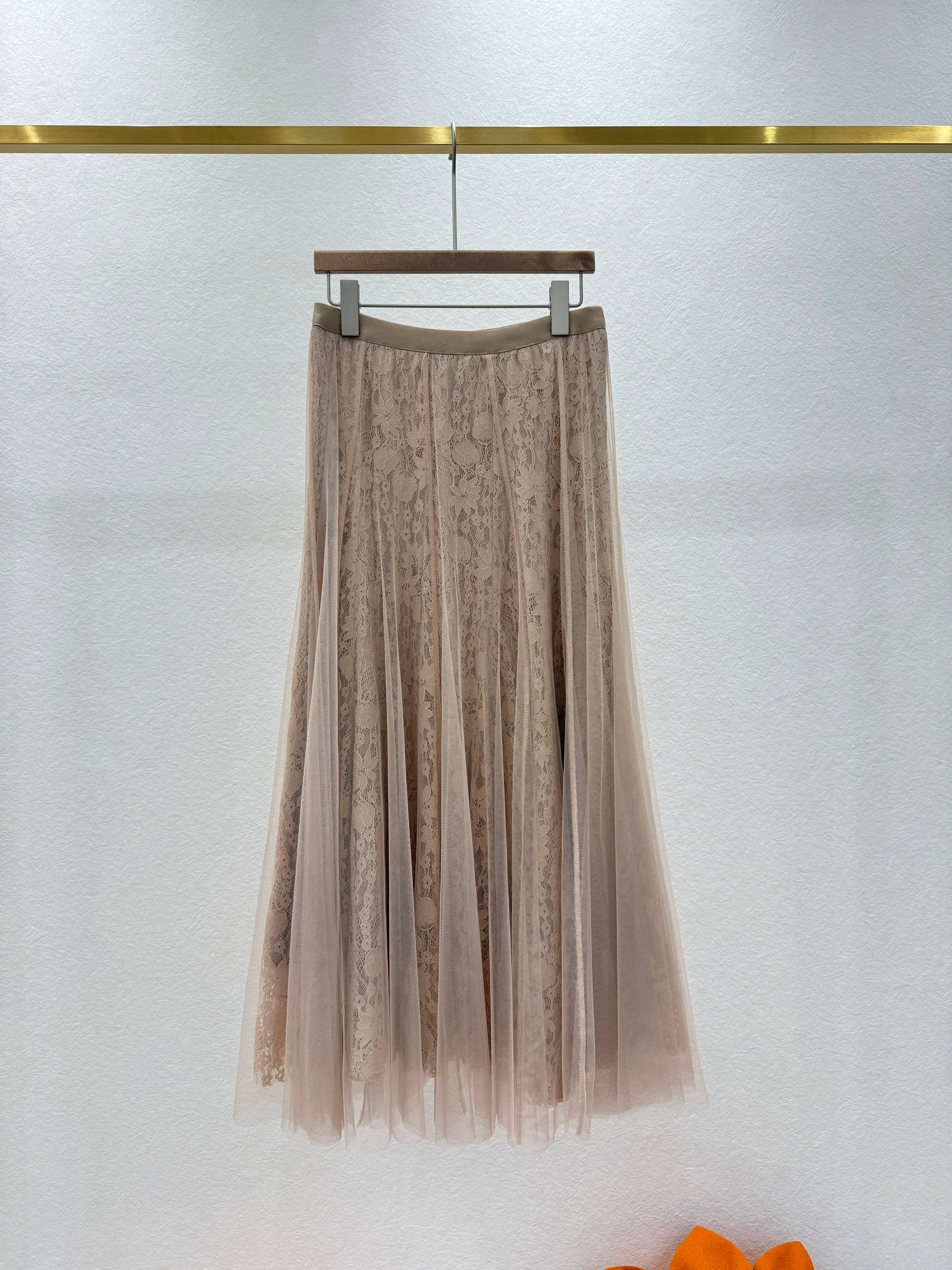 CHOKLATE PARIS - Vente Jupe – femme - Jupe March tulle & dentelle - CK08032-211