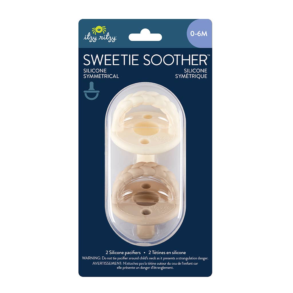 Itzy Ritzy - Wholesale Pacifier - Baby - *NEW SIZE* Sweetie Soother™ Pacifier Sets (2-pack)38