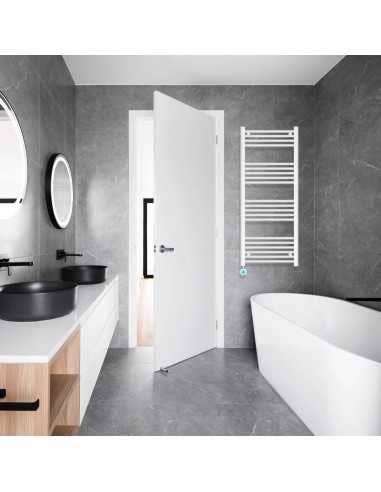 Haeger - Wholesale Towel Holder/Hanger - HAEGER Full Warm Electric Towel Rail 120x50 cm, White, 700 W, Digital Control1