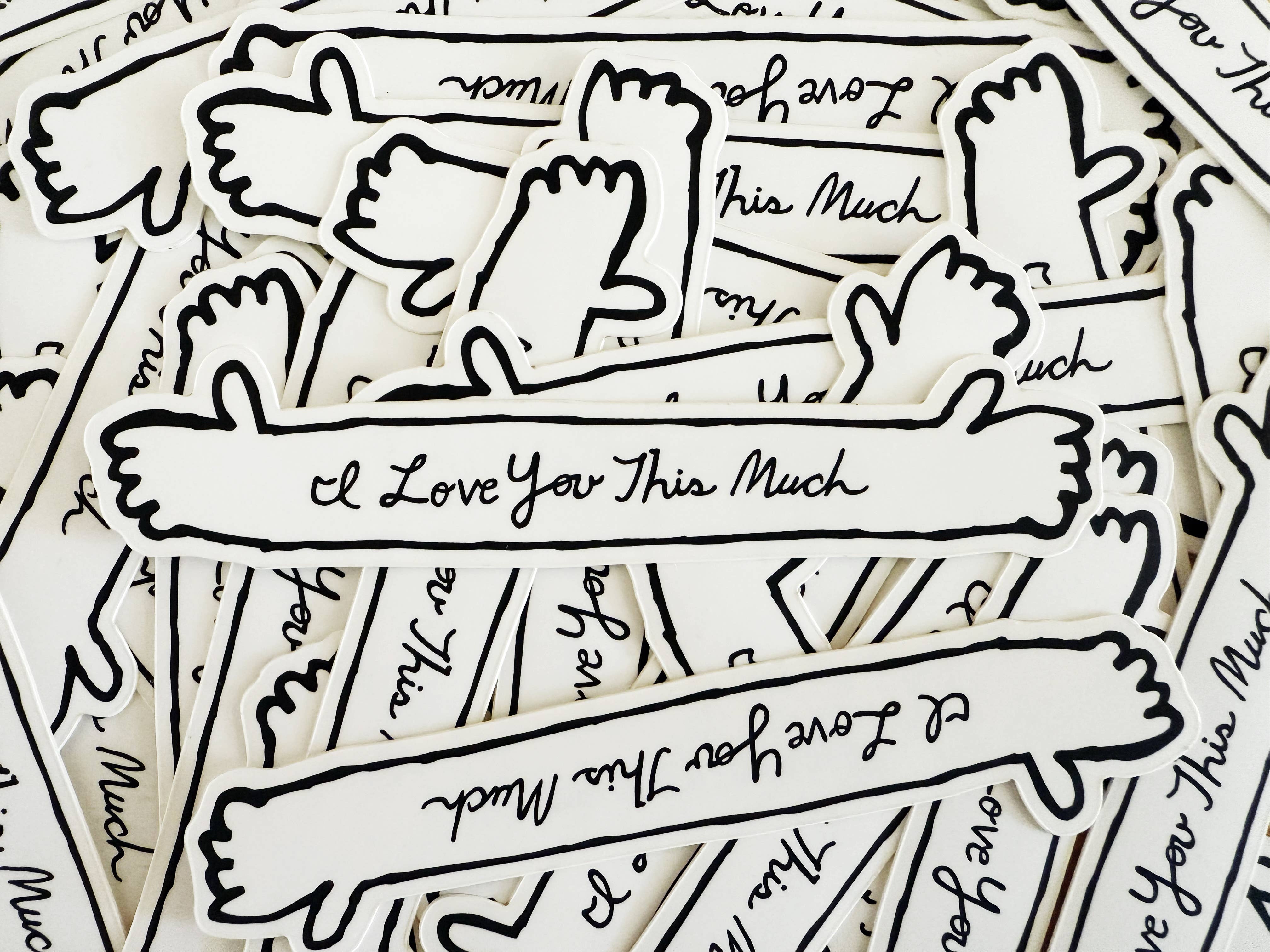 My Name Is Not Darren - Vendita all'ingrosso Adesivo - Ti amo Matte - Adesivo3