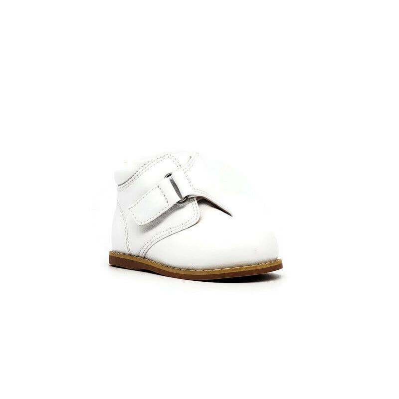 Tippy Tot Shoes - Wholesale Crib Shoes - Baby - Classic Walkers Velcro - White3