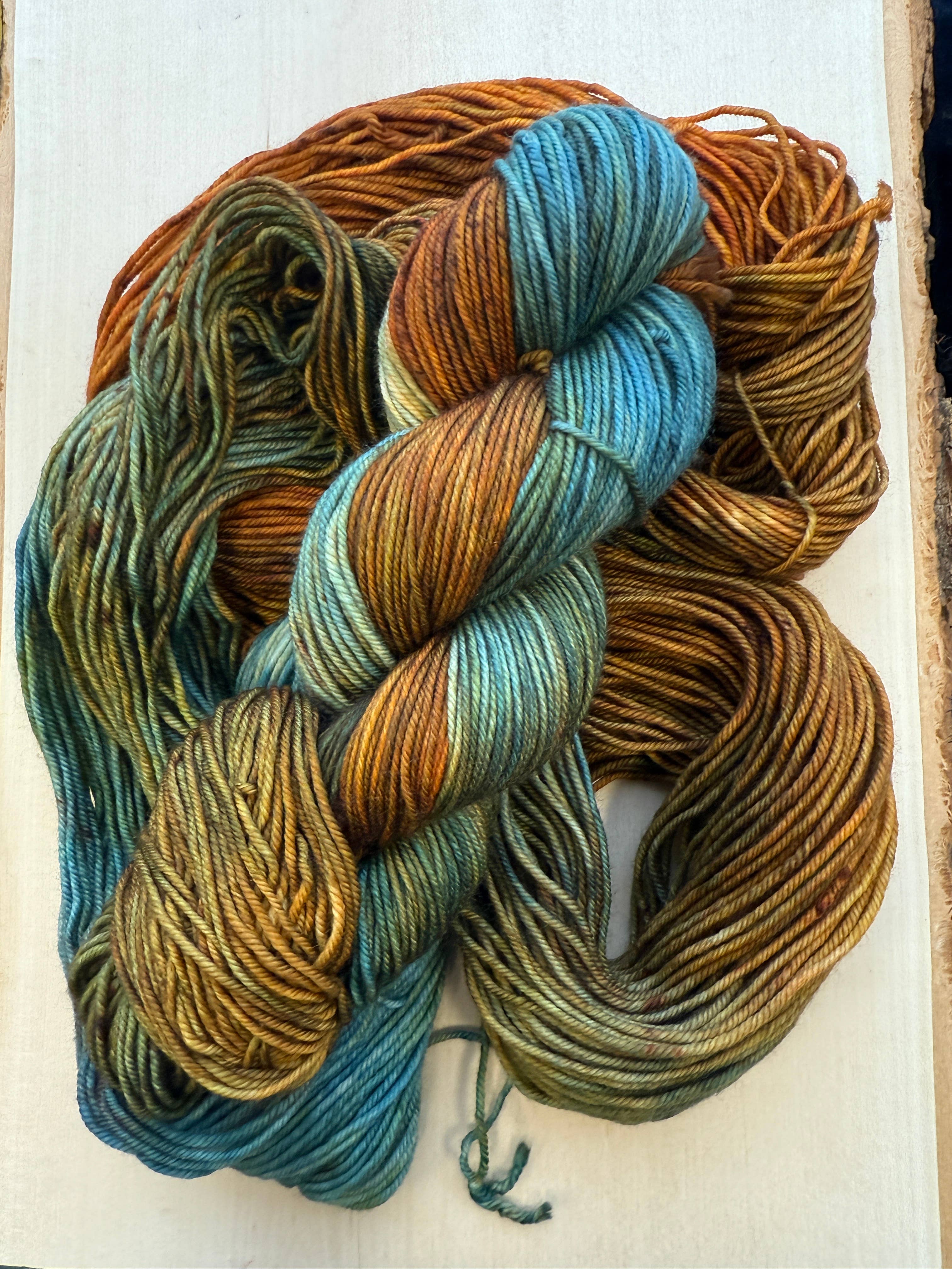 The Yarn Cabin DBA Purls & Pines Yarn - Wholesale Yarn - Desert Sunset Hand Dyed Yarn2