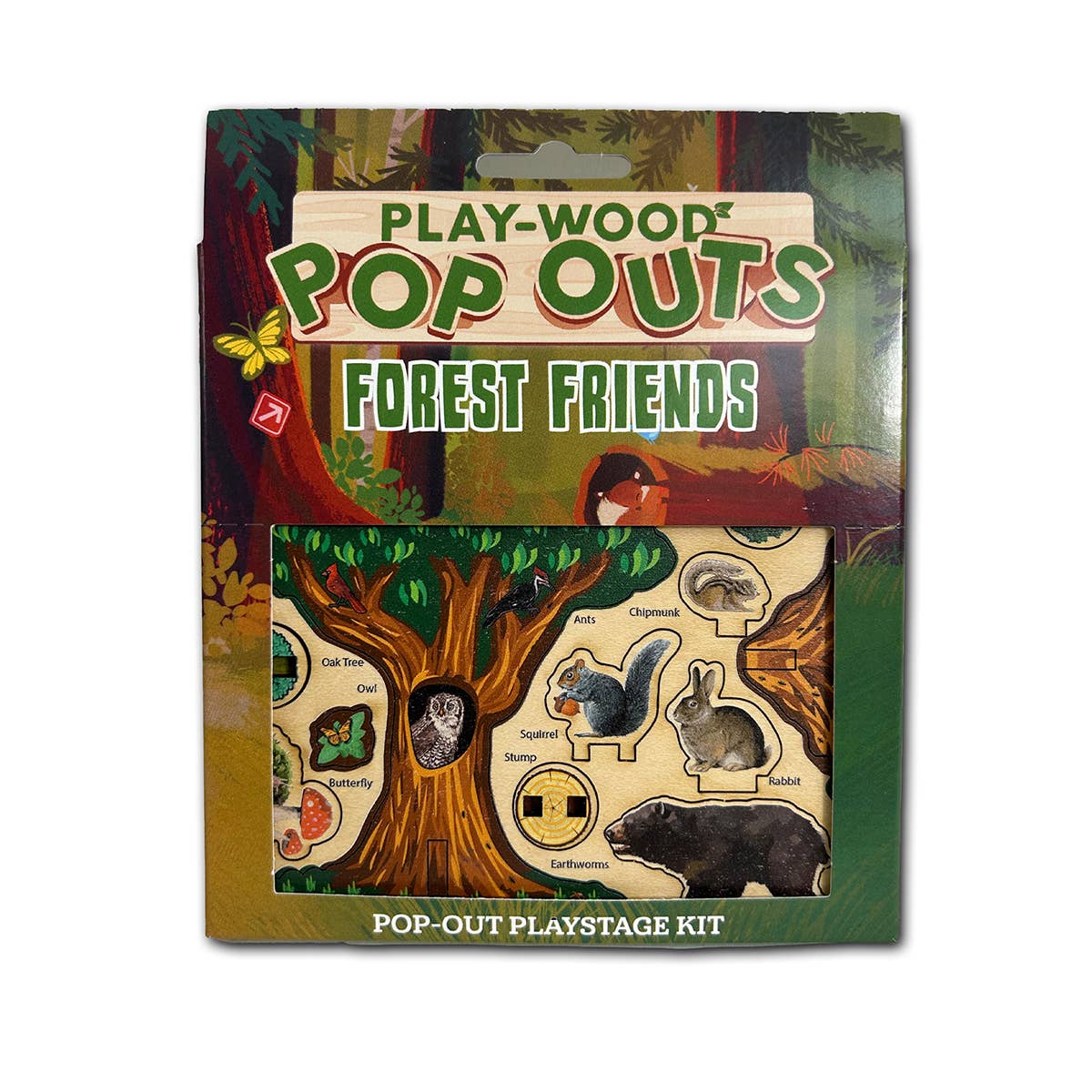 Channel Craft - Wholesale Wood Toy - Kids - Play-Wood Pop-Outs - Forest Friends