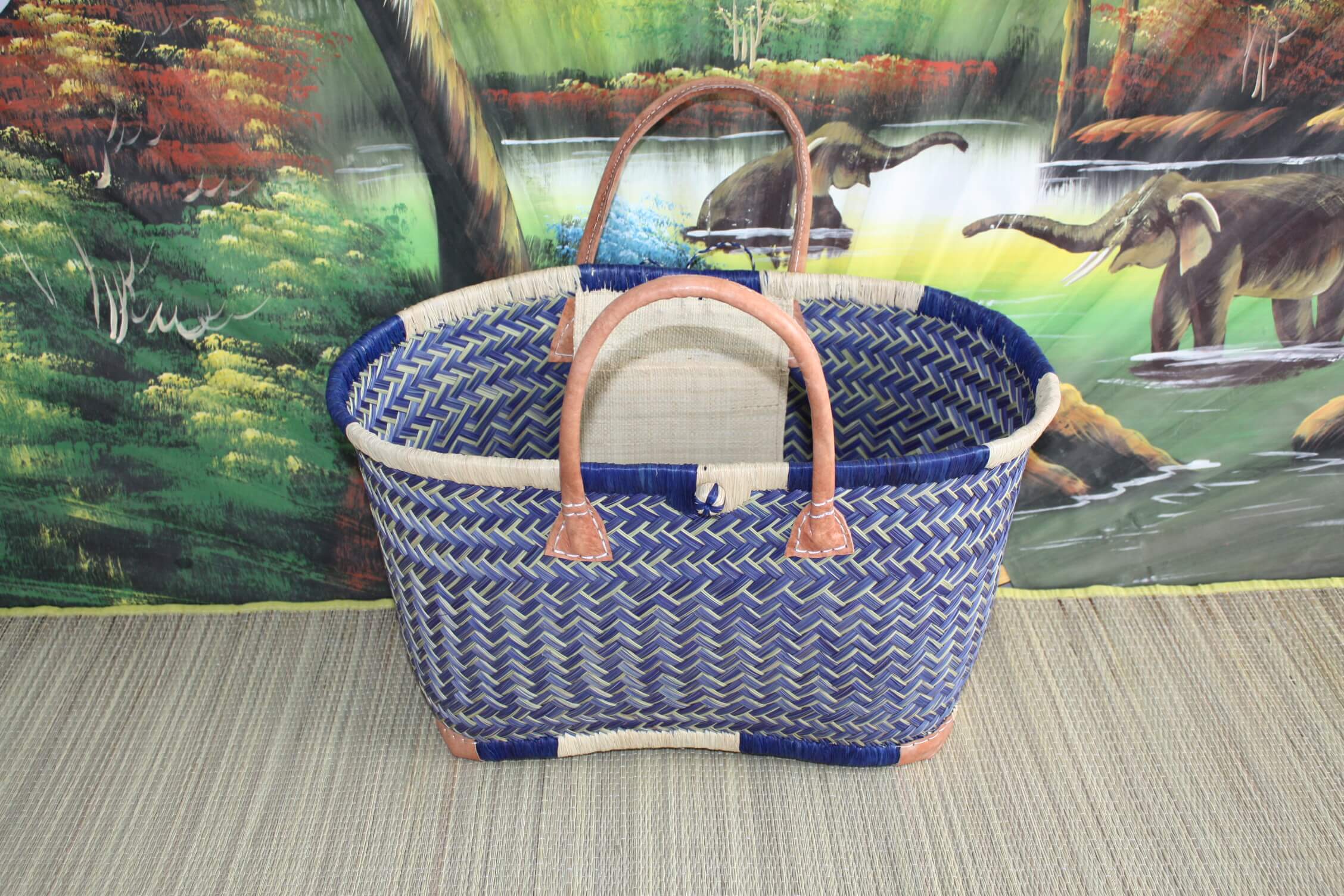Boutique Huléti - Wholesale Beach Bag - Superb basket - 3 SIZES - Hand braided - shopping bag - ideal for shopping, markets, work, beach, decoration9