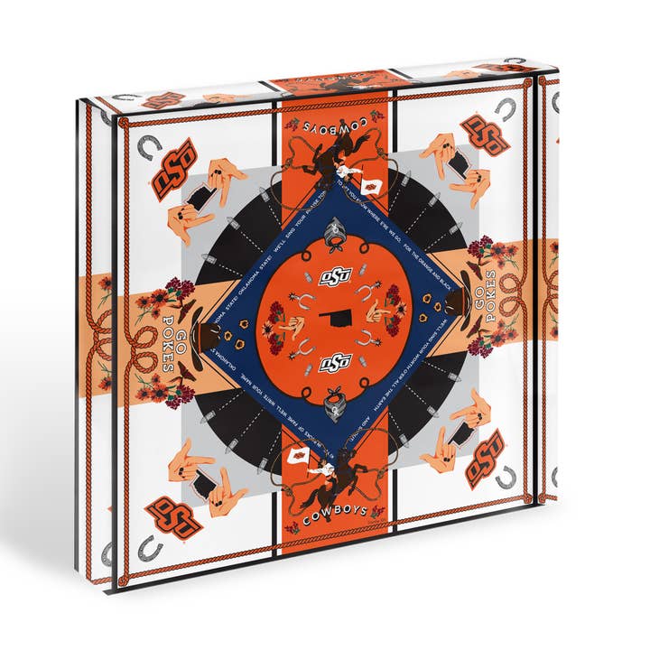 OSU Cowboys Acrylic Block Art for wholesale by Saturday Silks