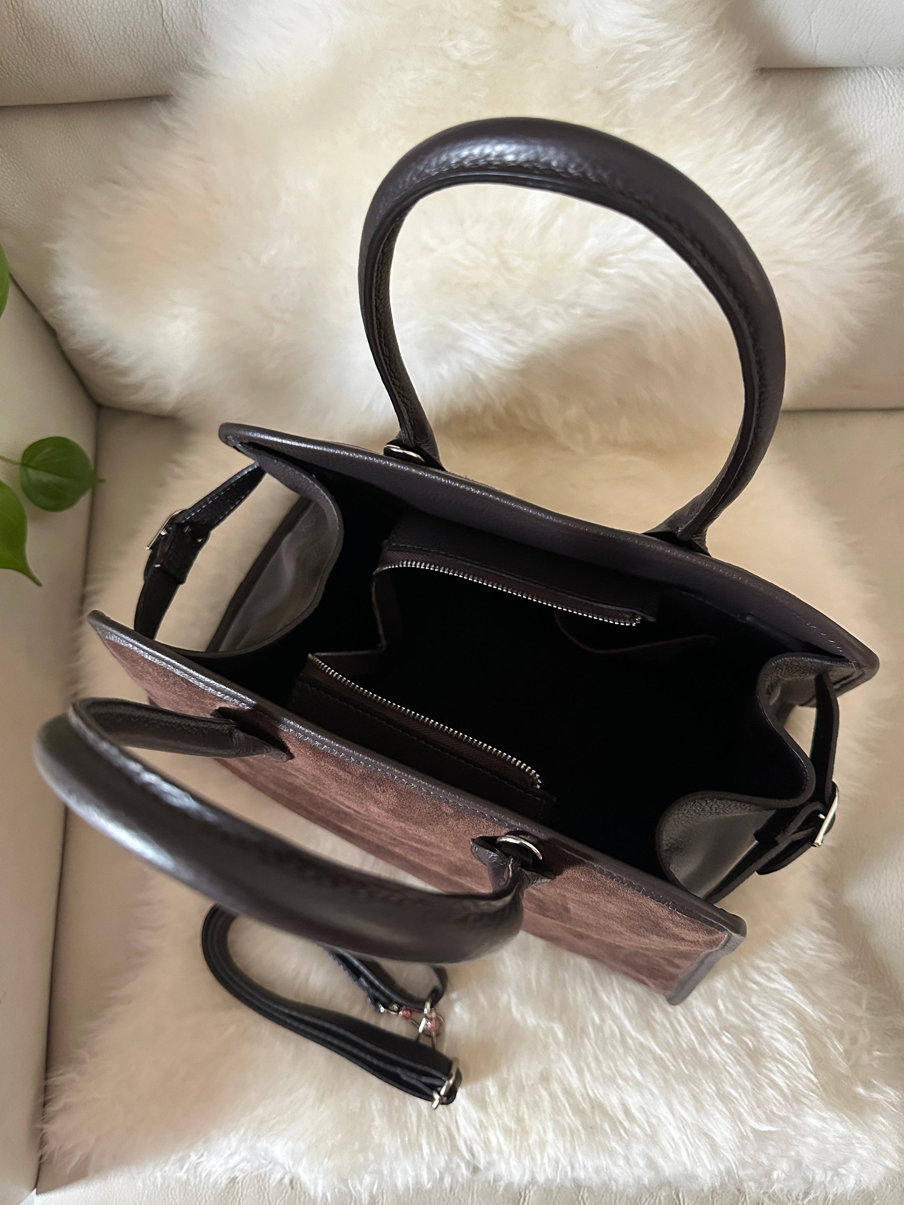 Zhade - Vendita all'ingrosso Borsa con manico - Donna - MEGAN BIG - pelle e suede7