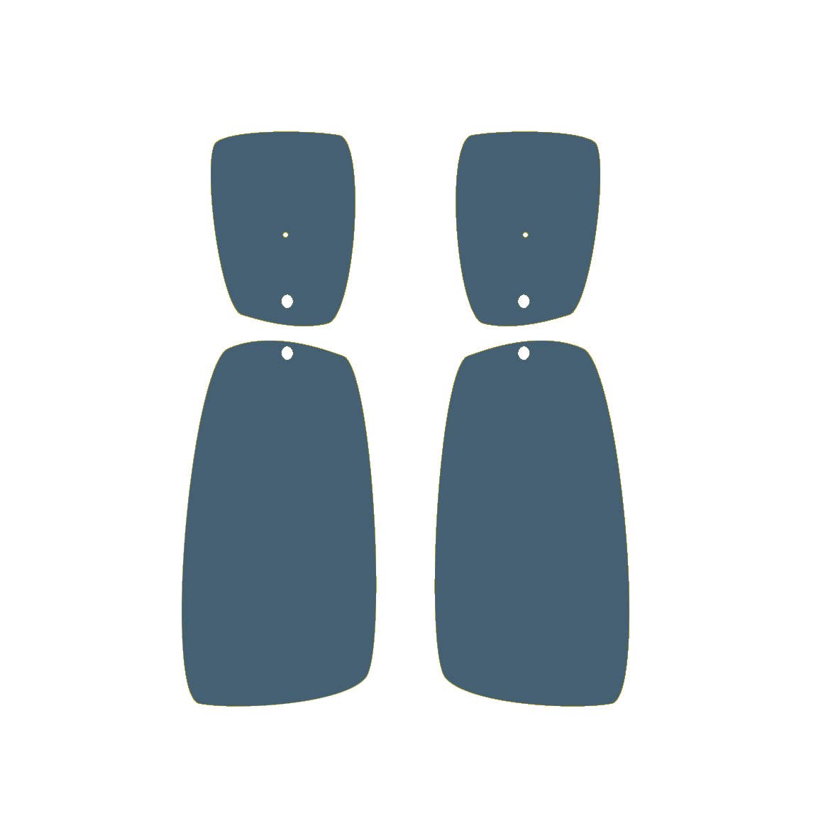 ALEX+SVET - Wholesale Dangle Earrings - BINTOU LG acrylic earrings LUSH GLOW line3