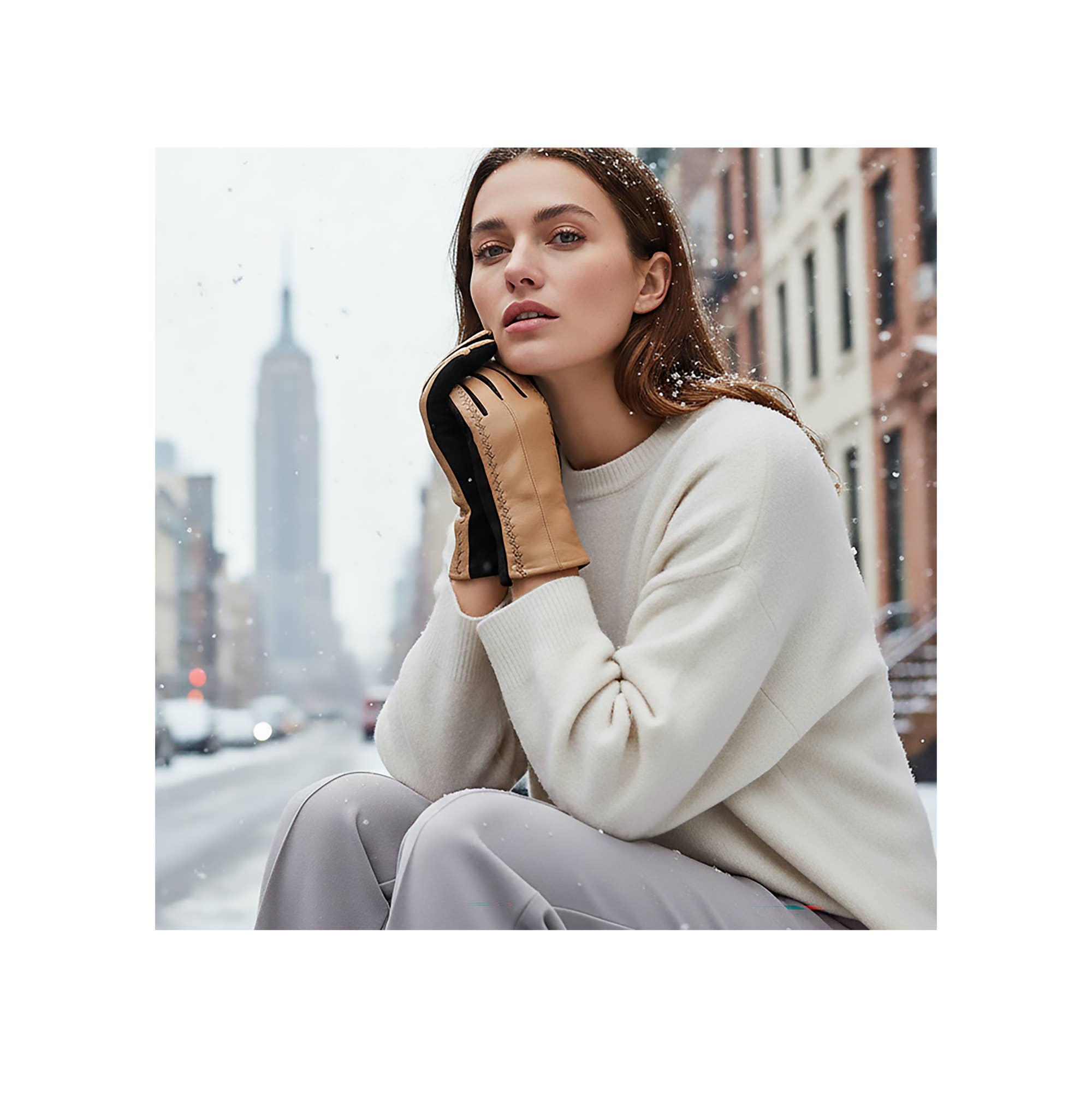 Justin Gregory Inc - Wholesale Gloves - Women's - KIM Faux Leather Gloves4