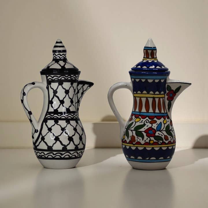 Palestinian Coffee Jug 17x17x26 cm for wholesale by Watany palestinian products