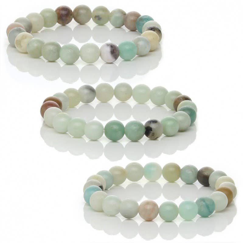 UniArt - Wholesale Cuff Bracelet - Natural amazonite bracelet3