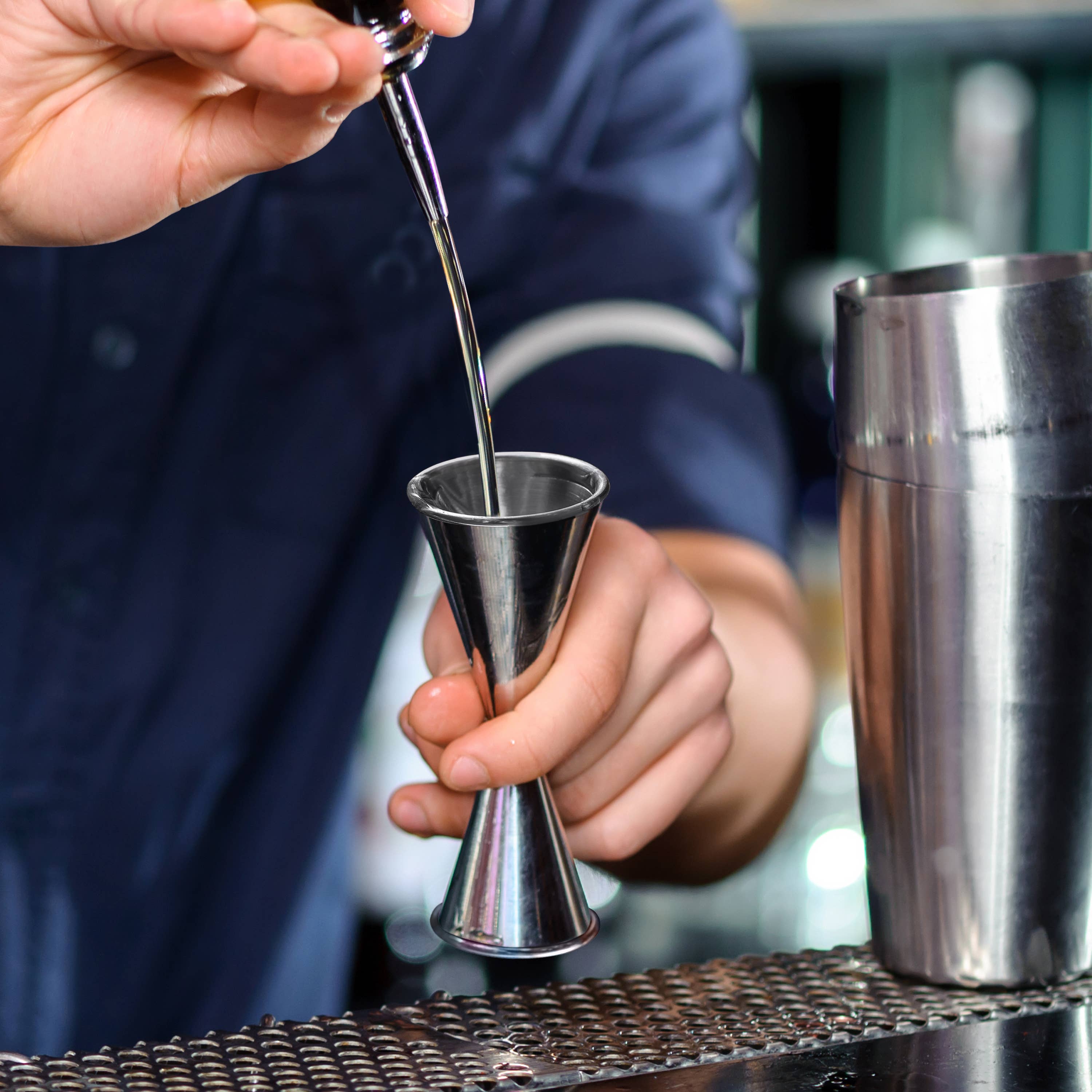 Oggi - Vendita all'ingrosso Bicchierino da liquore - Jigger giapponese - 1oz/2oz, 30ml/60ml7