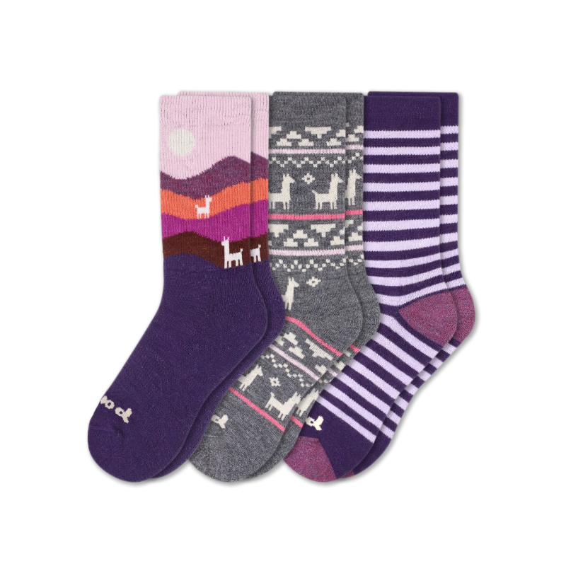 Pacas - Wholesale Socks - Women's - 3 Pack - Women's Crew Pacas Socks33
