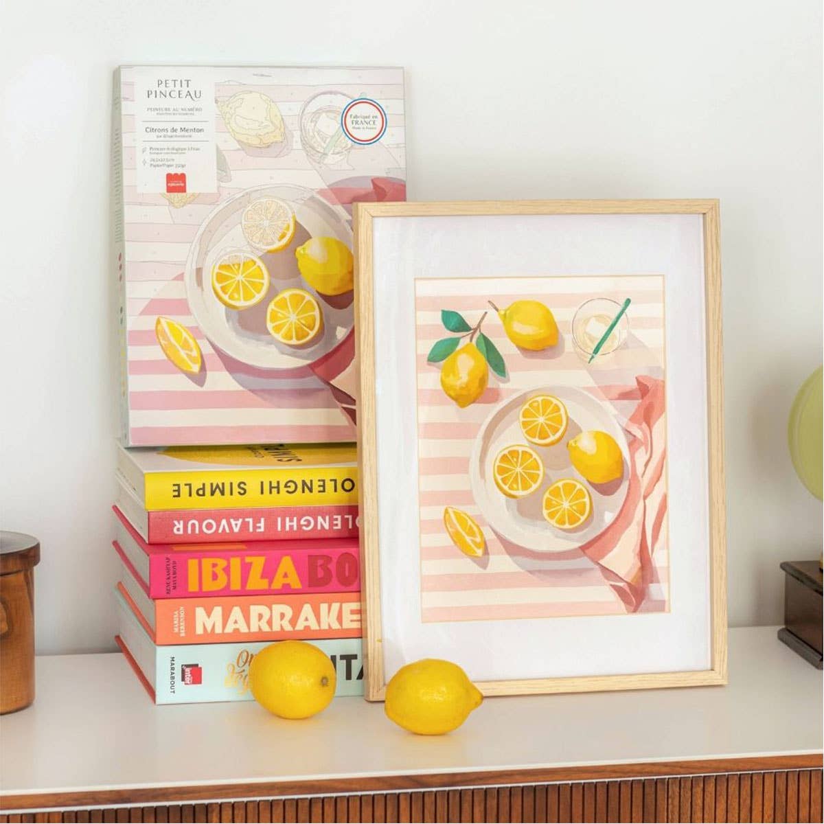 La Petite Épicerie – wholesale DIY craft kit – Number Painting Kit- Lemons from Menton by La Petite Épicerie2