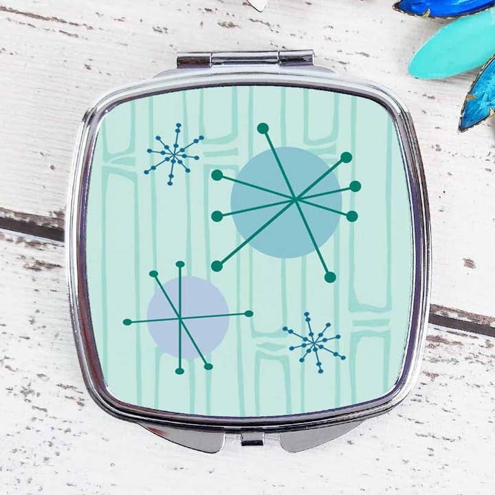 Atomic Starburst Compact Mirror for wholesale by InkaBilly