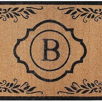 A1 home collections - Wholesale Door Mat - A1HC Coir Anti-Shed Treated Monogrammed Doormat 36X72