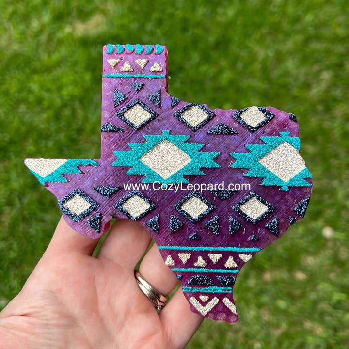 Cozy Leopard Boutique - Wholesale Car Freshener - Women's - Aztec Texas Car Freshie2