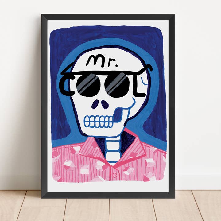 Mr. Cool Print for wholesale by Alex Foster Illustration
