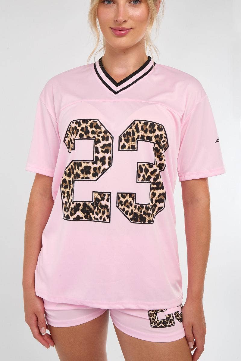 AX Labels - Wholesale Top & Short Set (NOT Loungewear) - Women's - Leopard Print 23 T-Shirt With Shorts Co-ord15