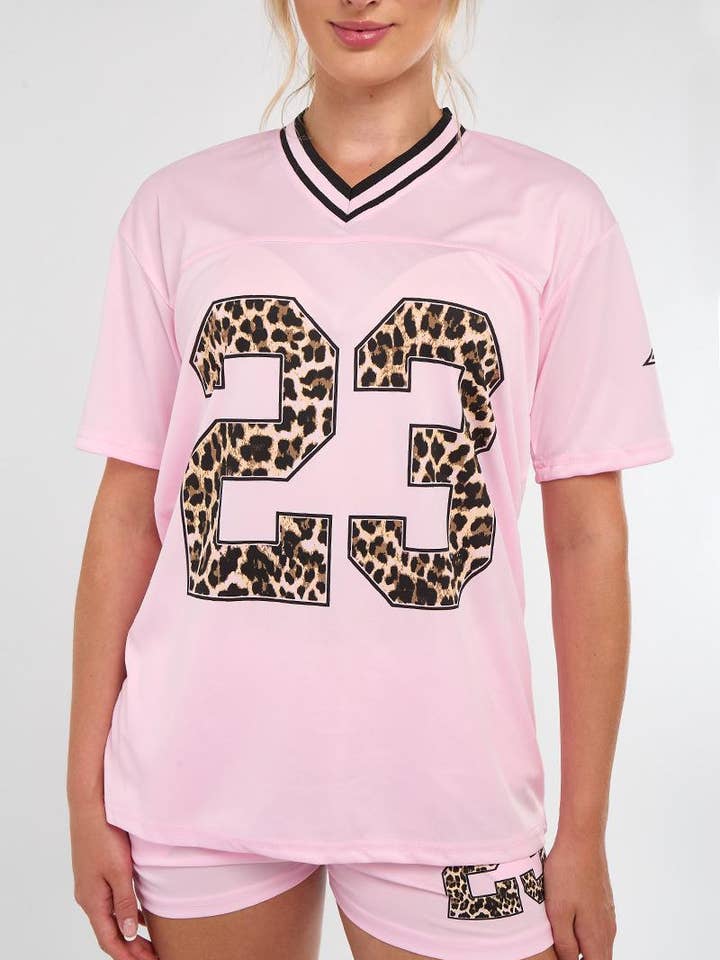 AX Labels - Wholesale Top & Short Set (NOT Loungewear) - Women's - Leopard Print 23 T-Shirt With Shorts Co-ord15