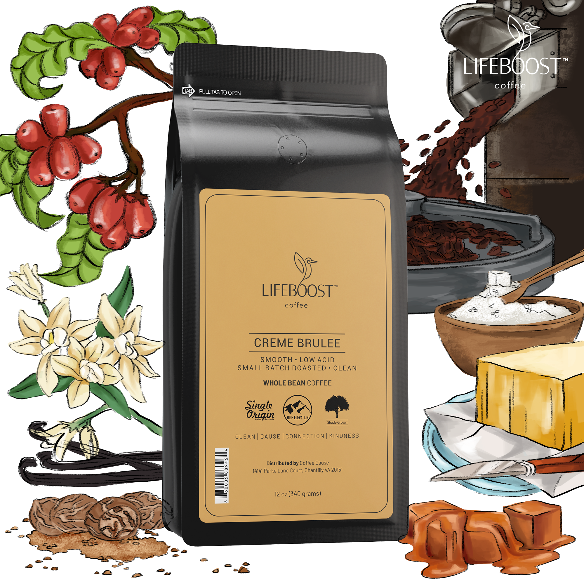Lifeboost Coffee - Wholesale Coffee Beans - Crème Brulee5