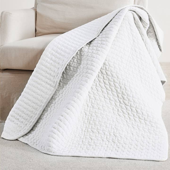 Levtex Home - Wholesale Throw Blanket - Velvet Stitch Quilted Throw18