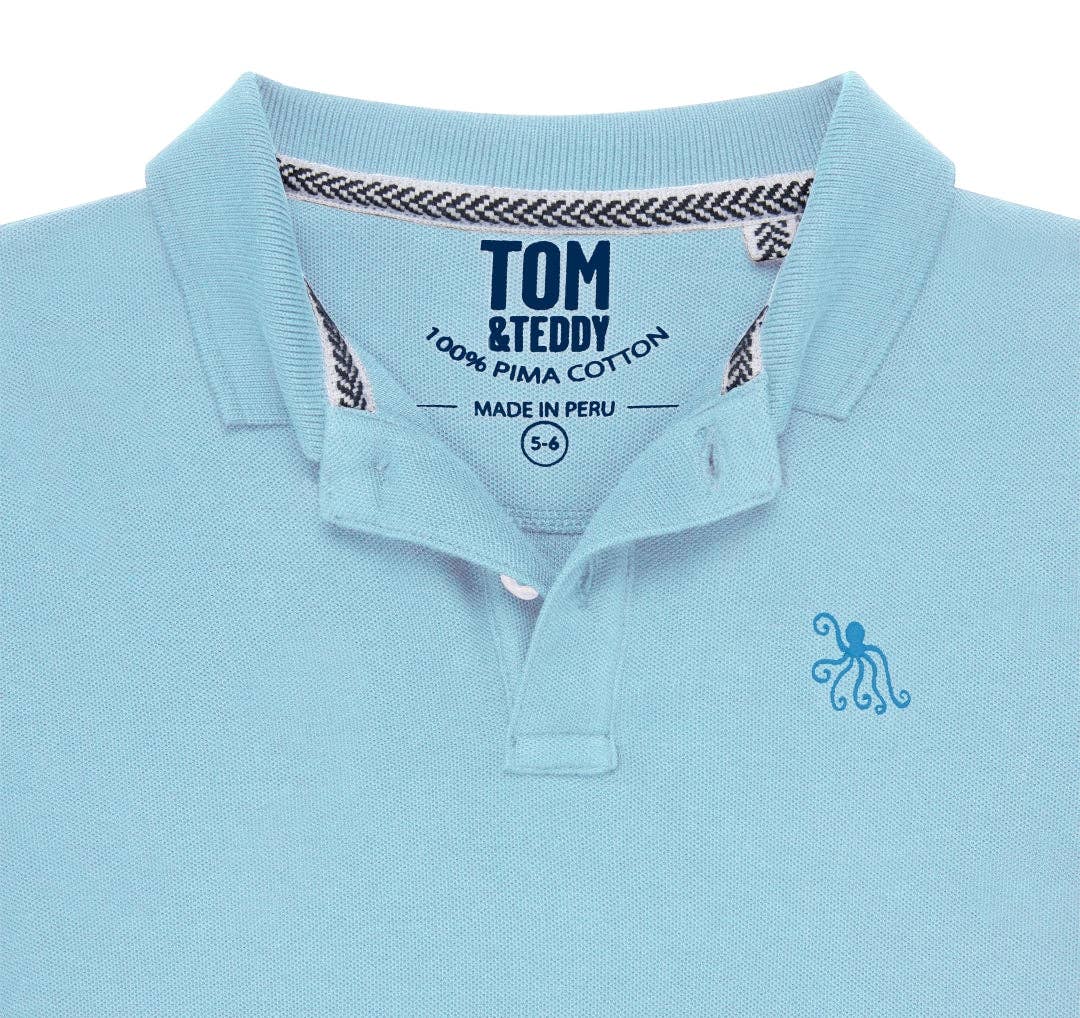 Tom Teddy UK – wholesale Polo – Men’s – Sky Blue2