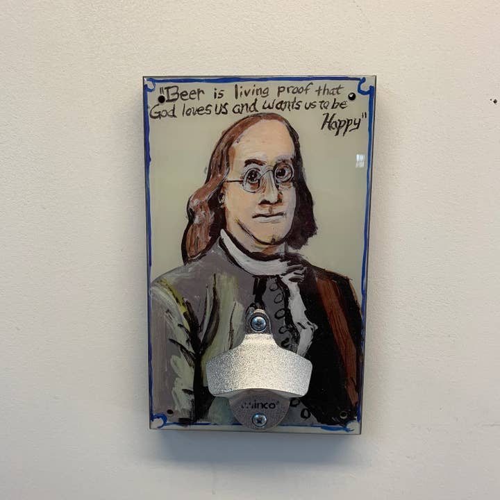 SWEET ART ATTACK - Wholesale Bottle/Wine Opener - Ben Franklin1